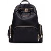 WOMEN GIRL CASUAL NYLON BACKPACK PURSE TRAVEL WORK COLLEGE SCHOOL BAG - BLACK-1160