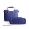 HANDBAGS AND 3 IN 1 SHOULDER BAGSPU TOP-HANDLE BAGS FOR WOMEN. - BLUE