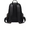 WOMEN GIRL CASUAL NYLON BACKPACK PURSE TRAVEL WORK COLLEGE SCHOOL BAG - BLACK-1160