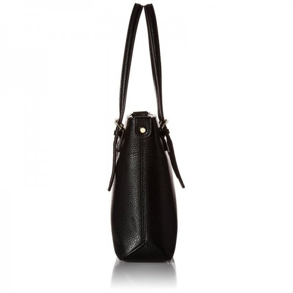 KLEIN PERFECT SMALL SHOPPER TOTE BAG - BLACK