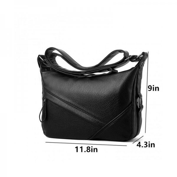 LARGE CAPACITY WOMEN'S CASUAL SHOULDER BAGS LEATHER CROSSBODY BAG HANDBAGS - STYLE 1