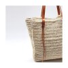 STRAW BEACH BAG TOTE BAG FOR SUMMER SHOULDER BAG HANDMADE HANDBAG